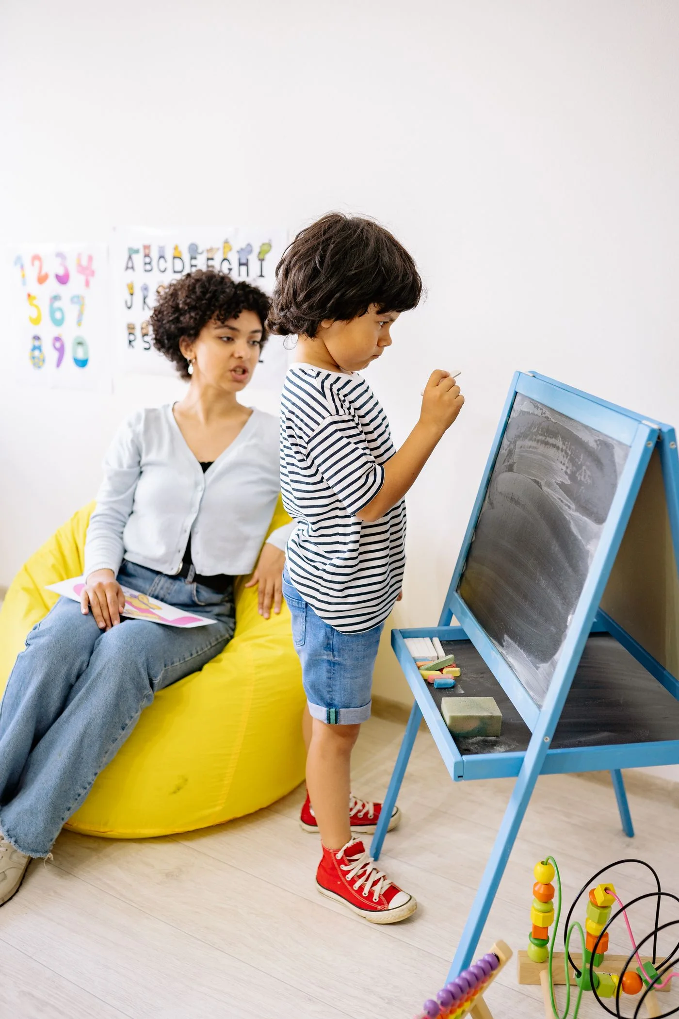 Kids learning at daycare
